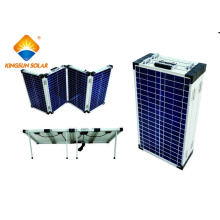 80W-200W Mono / Poly alta eficiencia portátil de 4 módulos plegables de energía solar